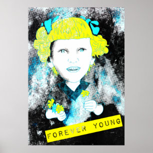 Póster joven para siempre