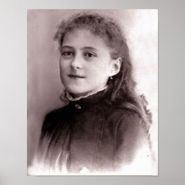 Póster Jóven Santa Teresa de Lisieux (Frente)