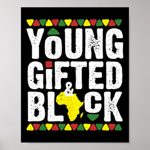 Póster Joven talentosa historia del Orgullo Africano de D