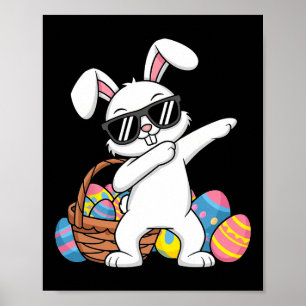 Póster Jóvenes Chicas de los Jóvenes Conejos de Pascua