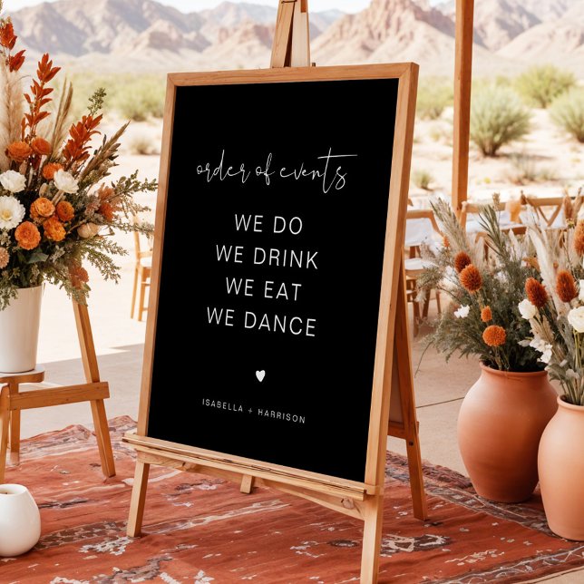 Póster JOVI Boda de energía negra Orden de eventos Poster (Subido por el creador)