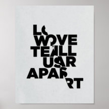 Joy Division Love Will Tear Apart Poster