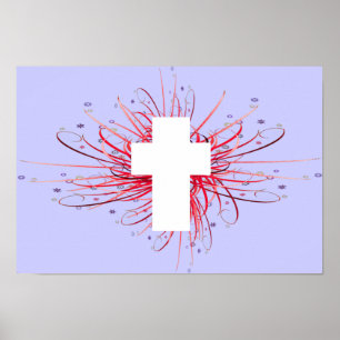 Póster ¡JOY! en la cruz