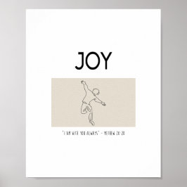 Póster Joy - I am with you always