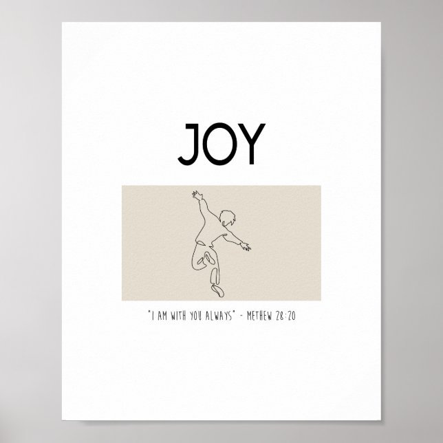 Póster Joy - I am with you always (Frente)