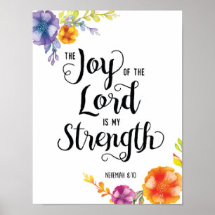 Póster Joy of the Lord Art Poster