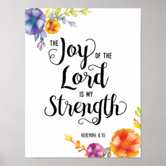 Póster Joy of the Lord Art Poster