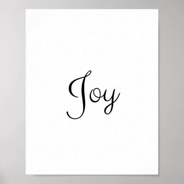 Póster Joy Poster (Frente)