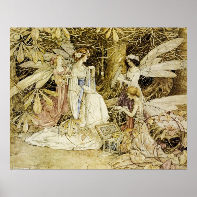 Póster "Joyas de hadas" (Frente)