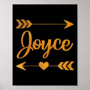 Póster Joyce Nombre Personalizado Divertido Personalizado