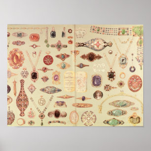 Póster Joyería del "catálogo de Tiffany", 1890