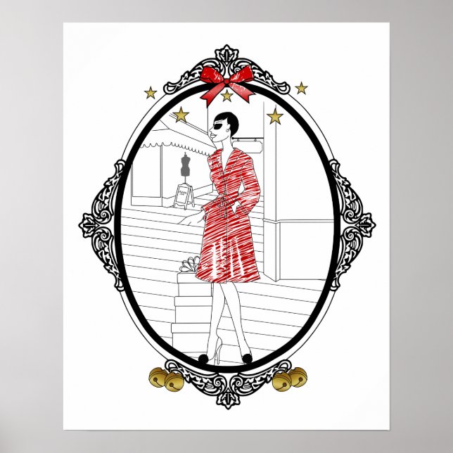 Póster Joyeuses Fêtes (Frente)