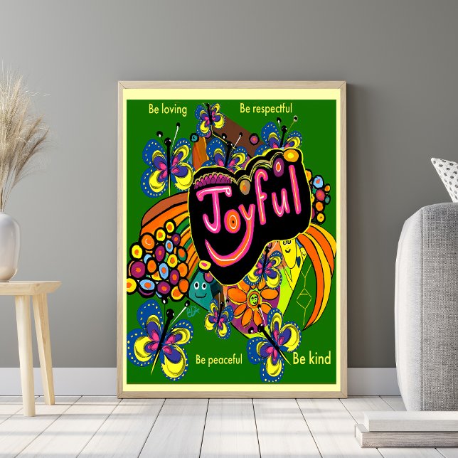 Póster Joyful Whimsy: Una celebración de la positividad (Subido por el creador)