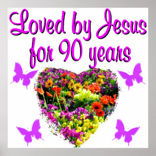 PÓSTER JOYOUS DE 90 AÑOS