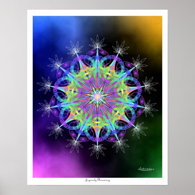 Póster Joyously Becoming (Frente)