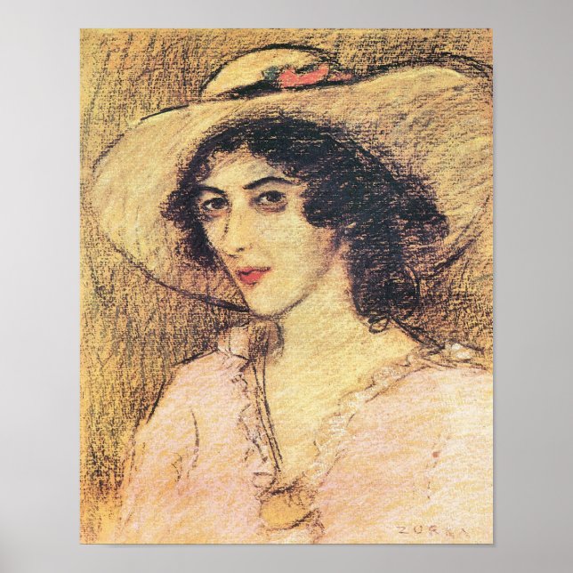 Póster Jozsef Rippl-Ronai - Zorka (Frente)