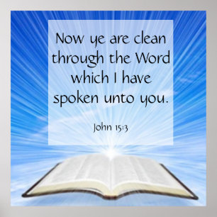 Póster Juan 15:3