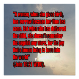Póster Juan 16:21 WEBU