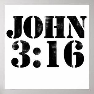 Póster Juan 3:16