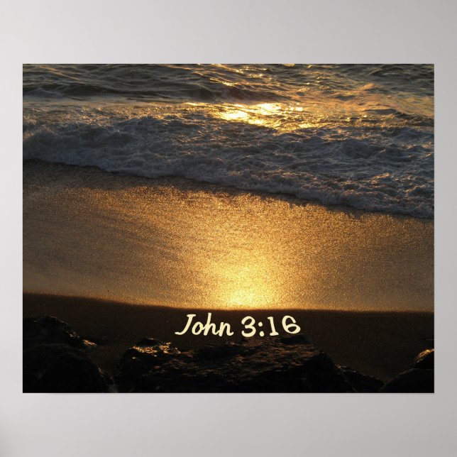 Póster Juan 3:16 (Frente)