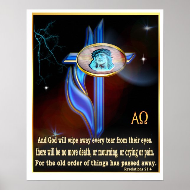 Póster Juan 3:16 (Frente)