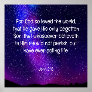 Póster Juan 3:16