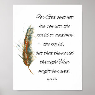 Póster Juan 3:17