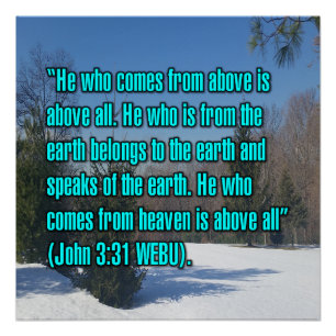 Póster Juan 3:31 WEBU
