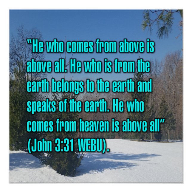 Póster Juan 3:31 WEBU (Anverso)