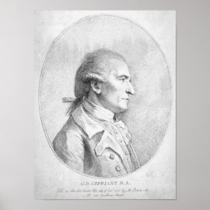 Póster Juan Battista Cipriani, 1789