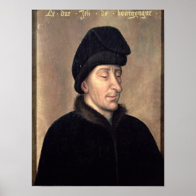 Póster Juan el intrépido duque de Borgoña (Frente)