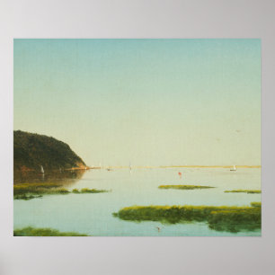 Póster Juan Frederick Kensett - vista del Shrewsbury