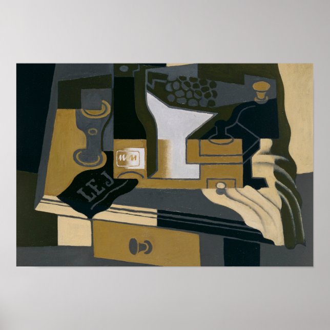 Póster Juan Gris - Café Grinder (Frente)