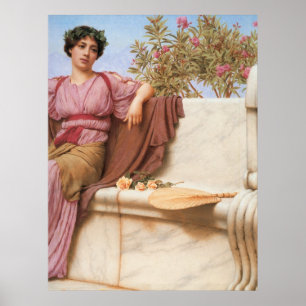Póster Juan Guillermo Godward - tranquilidad 1914