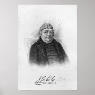Póster Juan Nichols, grabado por Woolnoth