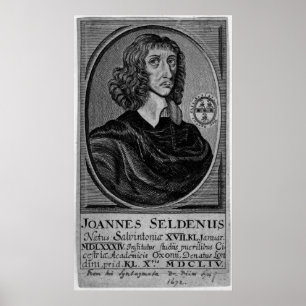 Póster Juan Selden, 1672