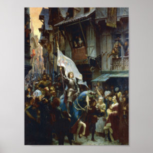 Póster Juana de Arco entra en Orleans