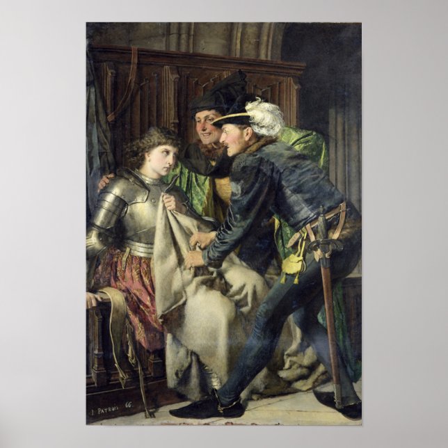 Póster Juana de Arco Insultada en Prisión, 1866 (Frente)