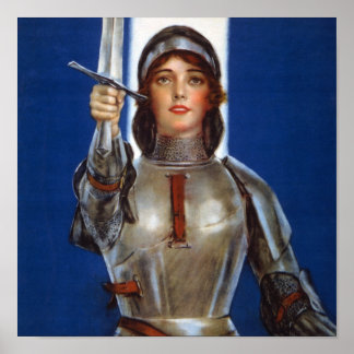 Póster Juana de Arco: La doncella de Orleans, heroína Kni