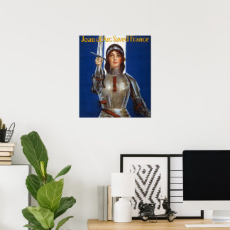 Póster Juana de Arco: La doncella de Orleans, heroína Kni