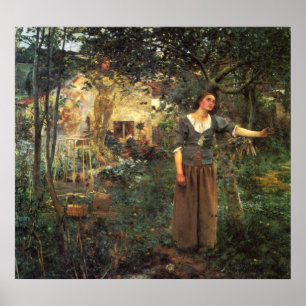 Póster Juana de Arco por Jules Bastien Lepage