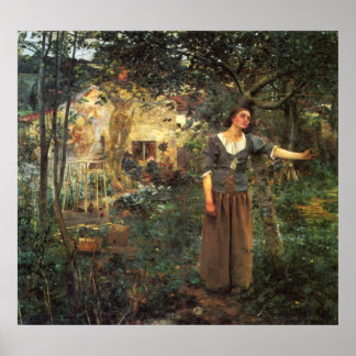Póster Juana de Arco por Jules Bastien Lepage