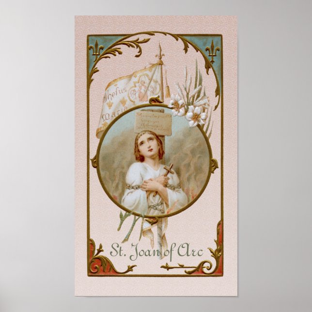 Póster Juana de Arco quemándose en la toma (BF 01) (Frente)