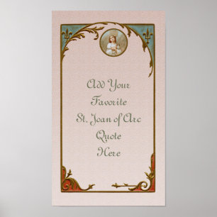 Póster Juana de Arco quemándose en la toma (BF 01)