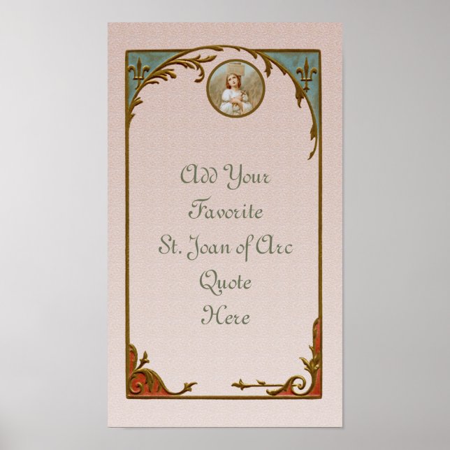 Póster Juana de Arco quemándose en la toma (BF 01) (Frente)