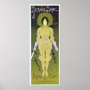 Póster Juana de Arco viste el poster de la publicidad