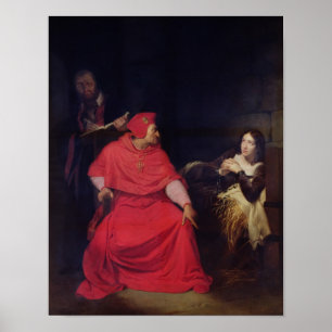 Póster Juana de Arco y el Cardenal de Winchester