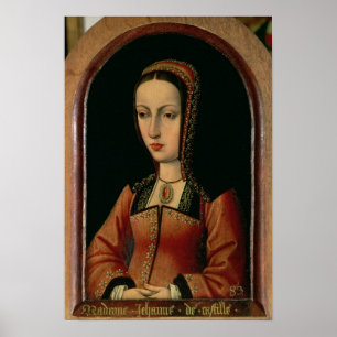 Póster Juana o Juana "el enojado" del Castile