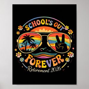 Póster Jubilación 2026 Divertida Vida Jubilada Jubilación