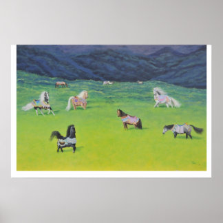 Póster Jubilación de caballo de carrusel